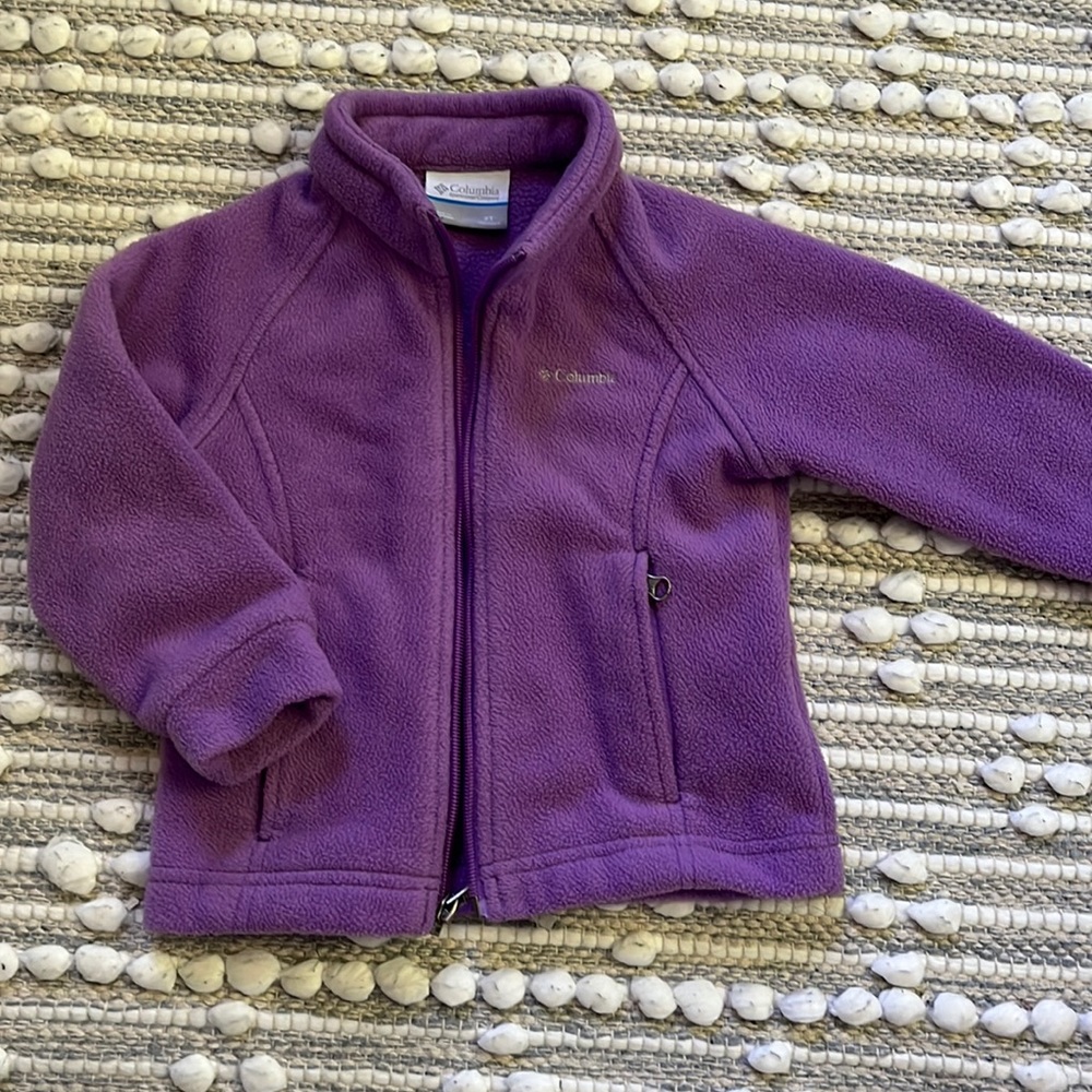 Purple 2T Columbia fleece